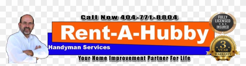 Rent A Hubby Handyman Services In Metro Atlanta Ga - Electric Blue Clipart #2788733