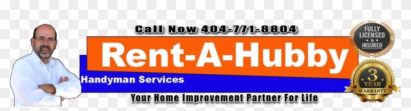 Rent A Hubby Handyman Services In Metro Atlanta Ga - Electric Blue Clipart