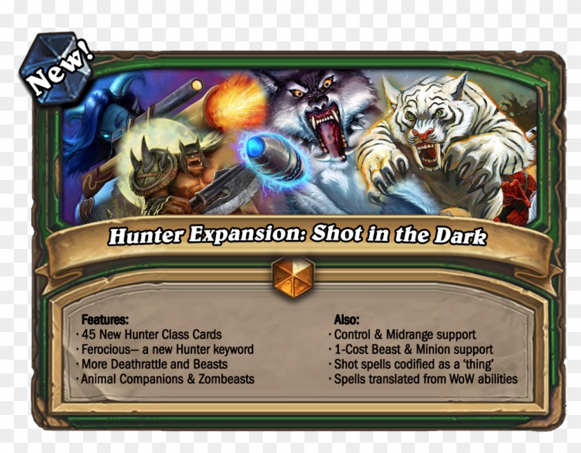 Hunter Custom Cards - Hearthstone Custom Cards Clipart