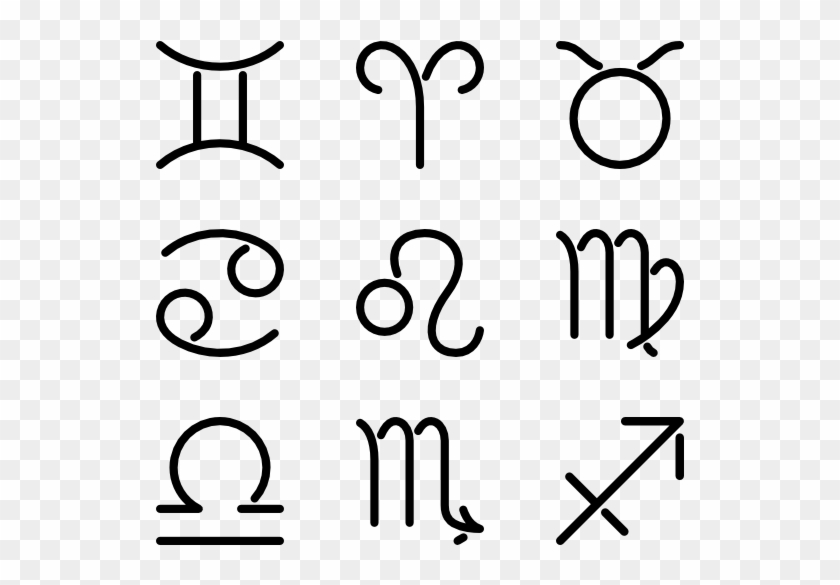 Astrology - Astrology Symbols Png Clipart #2789784