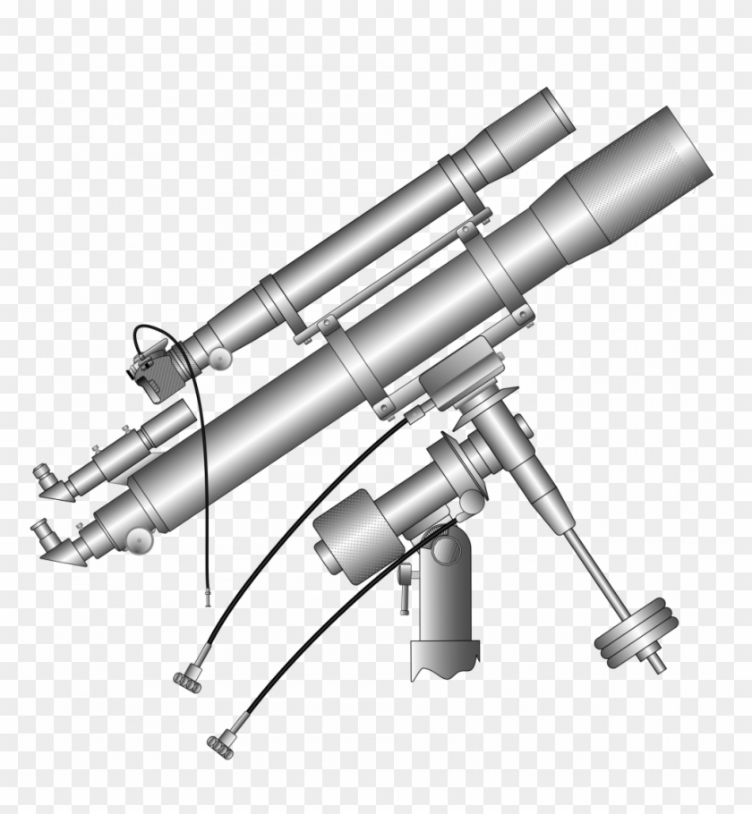 Thanks To Telescope, Tls Communication With Your Virtual - Рефракторен Телескоп Clipart