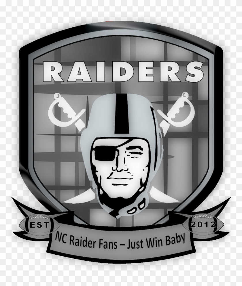 Nc Raider Fans Logo Oakland Raiders Logo, Raiders Fans, - Illustration Clipart