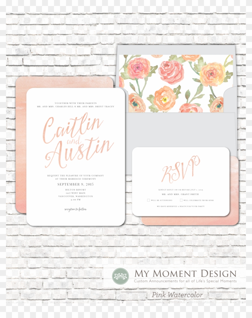 Pink Watercolor Web Images2 - Garden Roses Clipart #2790475