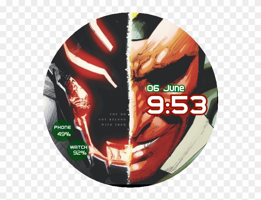 Ultron/vision Watch Face Preview Clipart