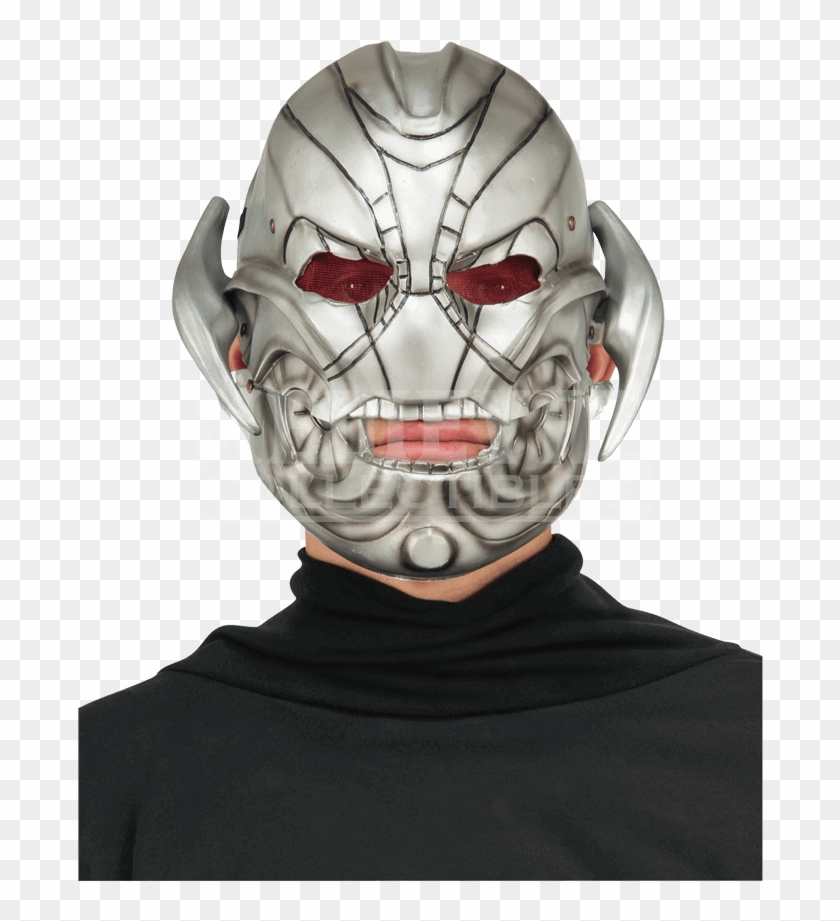 Adult Ultron Moveable Jaw Latex Mask - Mask Clipart