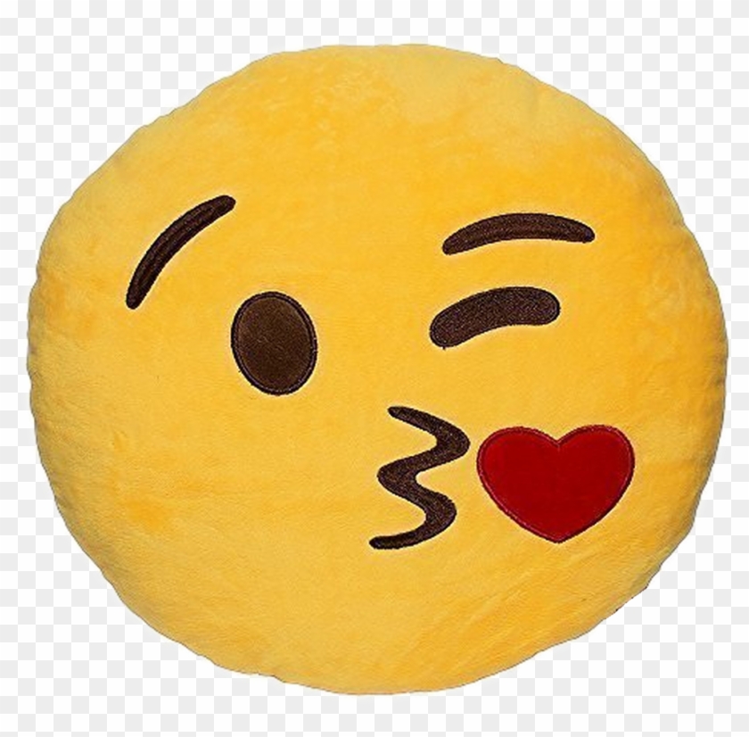 Blowing Flying Kisses Emoticons Pinterest Smiley Kissing - Kiss Emoji Pillow Clipart #2790571