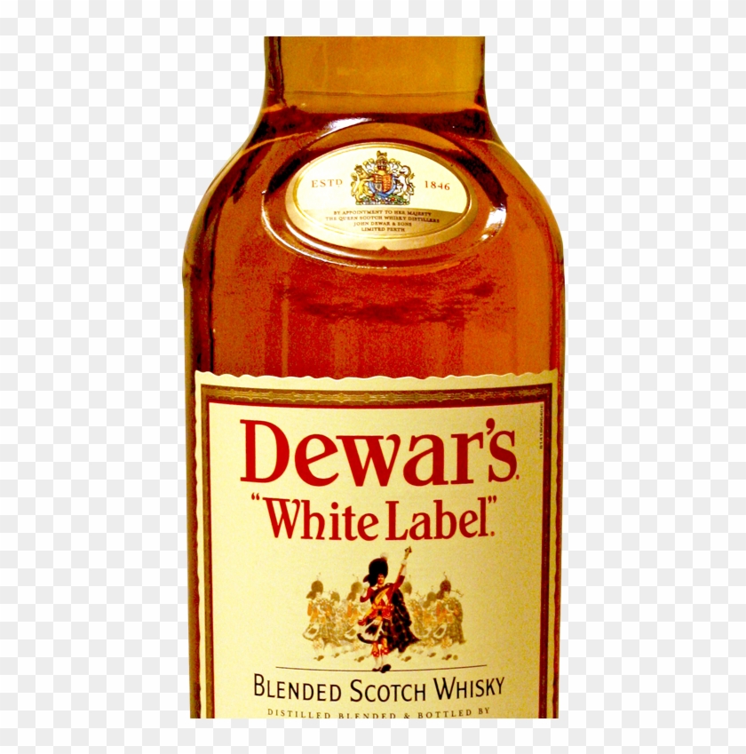 Whiskey Bottle Png Transparent Image - Dewars White Label Clipart #2790964