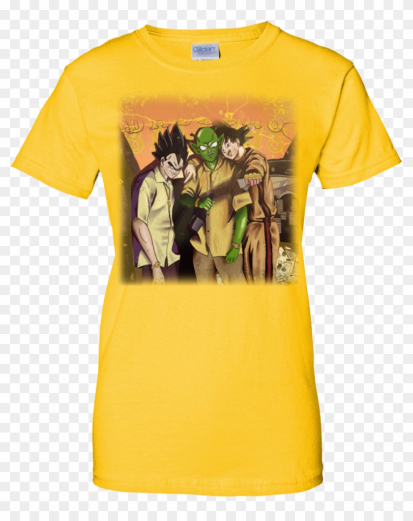 Paid Full Z Friends Goku Vegeta Piccolo Dbz Dragon - Active Shirt Clipart #2791147