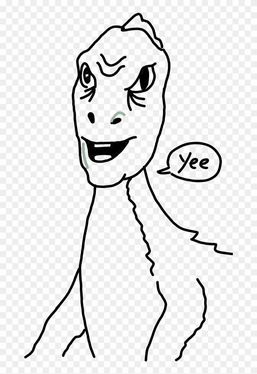 Yee - Line Art Clipart
