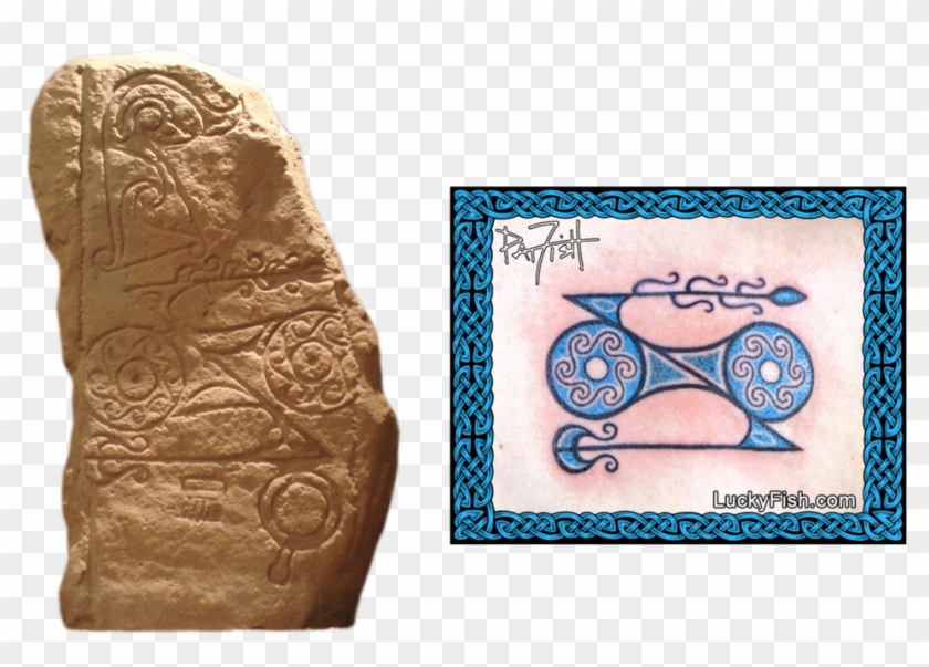 Mirror And Comb Pictish Symbol Clipart