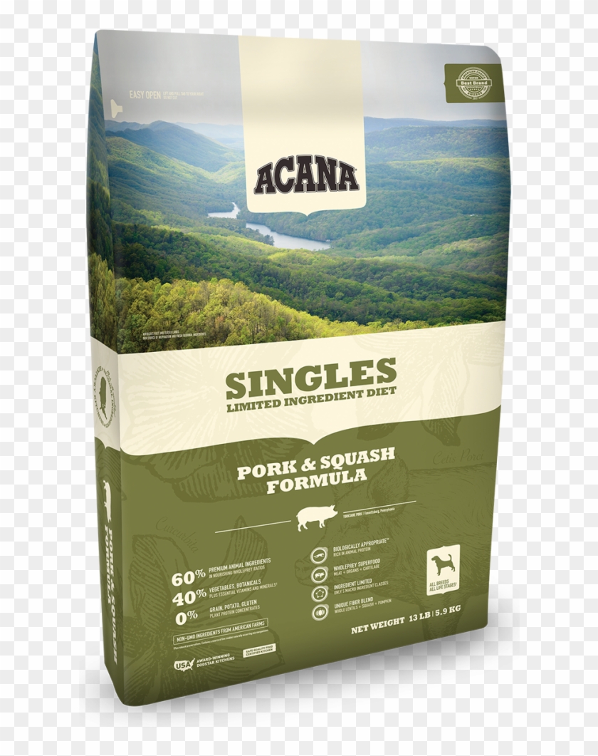 Acana Singles Limited Ingredient Diet Pork And Squash - Acana Beef And Pumpkin Clipart #2791733