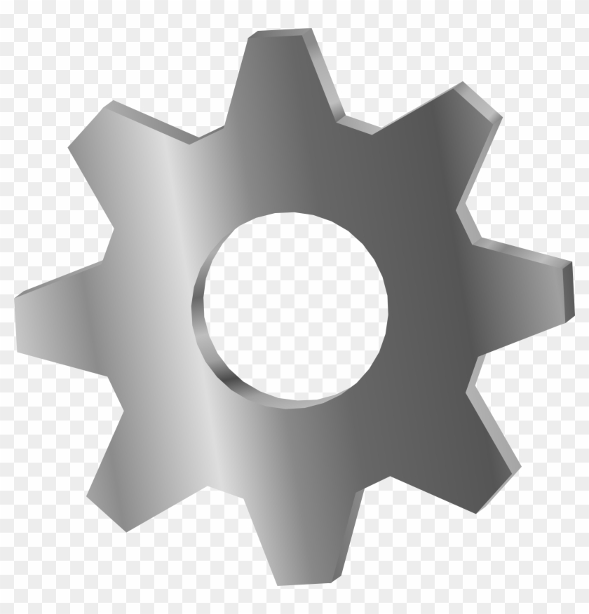 This Free Icons Png Design Of Cog 3d - Metal Cog Clipart