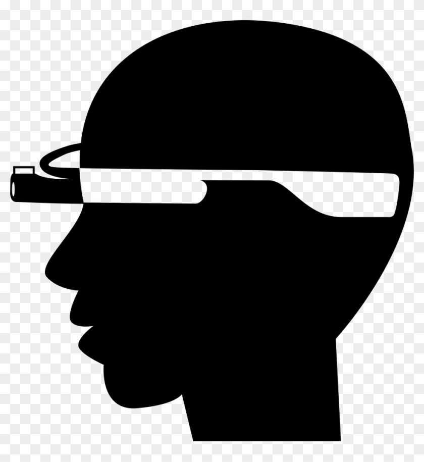 Png File Svg - Google Glass Silhouette Clipart #2791928