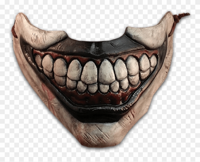 #edits #mask #creepy #art #face #mouth #stickers - Clowns Mask American Horror Story Clipart