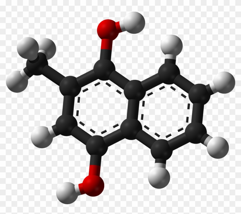 Menadiol 3d Balls - Phloroglucinol Molecule Clipart