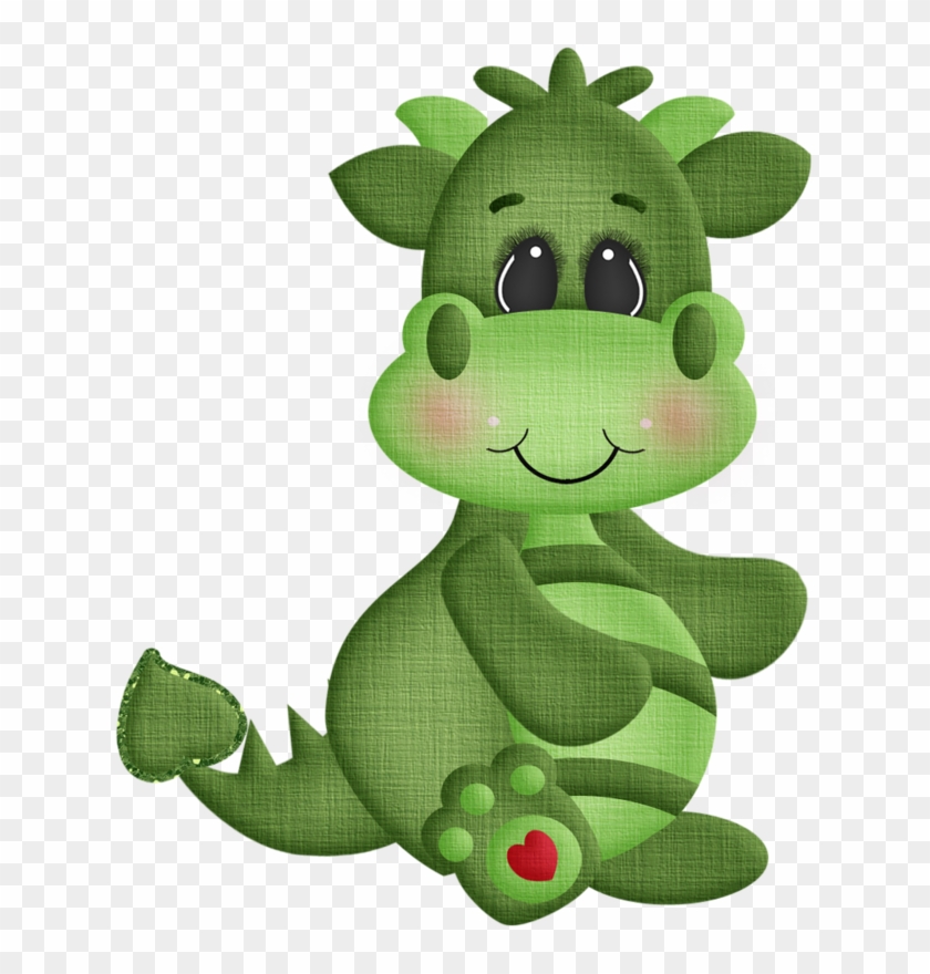 Фотки Dragon Cakes, Cute Dragons, Cute Clipart, Animal - Dibujos De Dragones Infantiles - Png Download