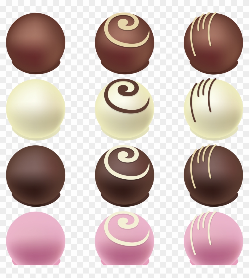 Valentines Balls Png - Vetor Png Candy Chocolate Clipart