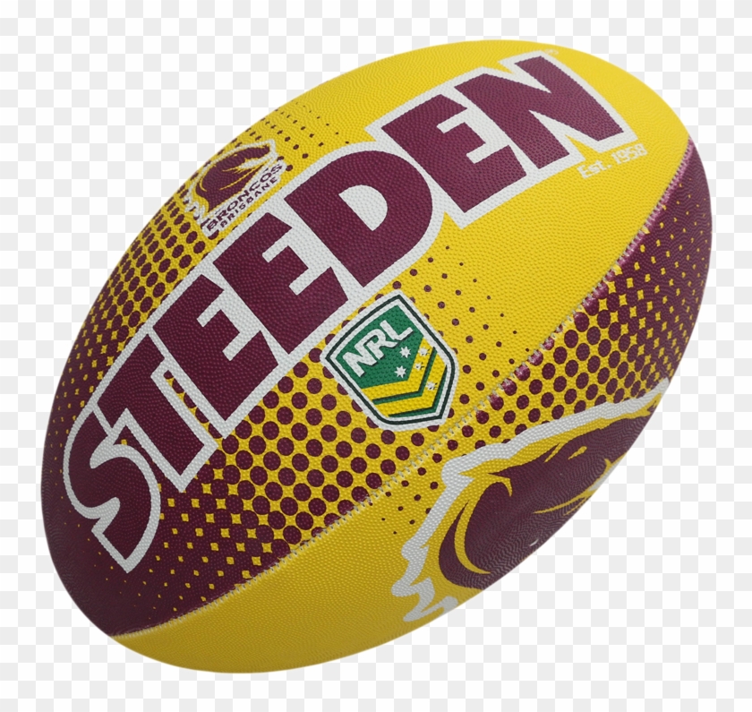 Brisbane Broncos Football Mini - Nrl Broncos Ball Clipart