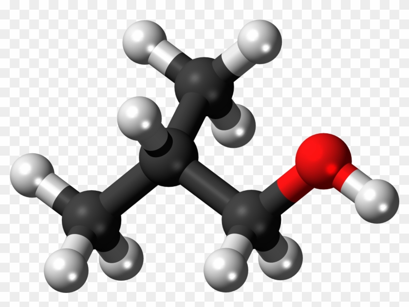 Isobutanol 3d Balls - 2 Propanol 3d Structure Clipart #2792382