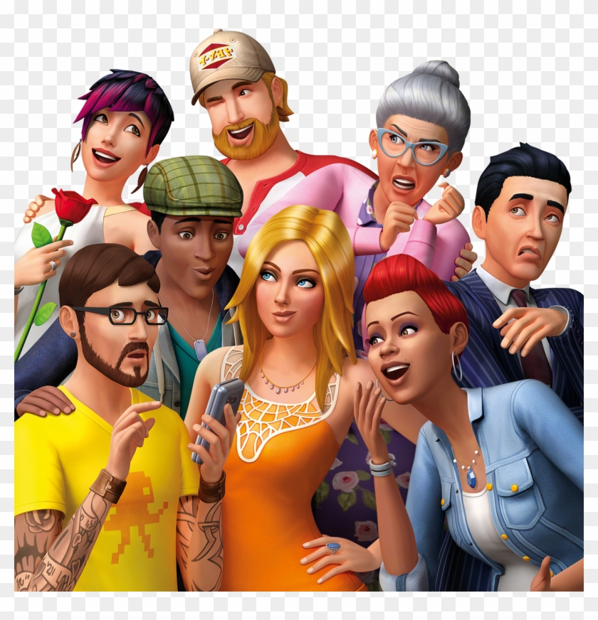 The Sims 4 Transparent Box Art Render - Sims 4 Render Png Clipart