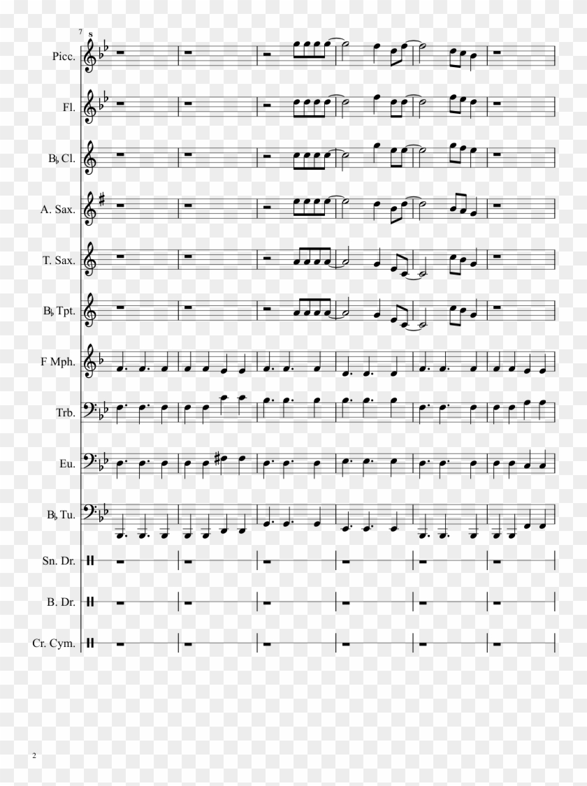 Wake Me Up Sheet Music Composed By Avicci 2 Of 9 Pages - Darude Sandstorm Flute Sheet Music Clipart #2793090