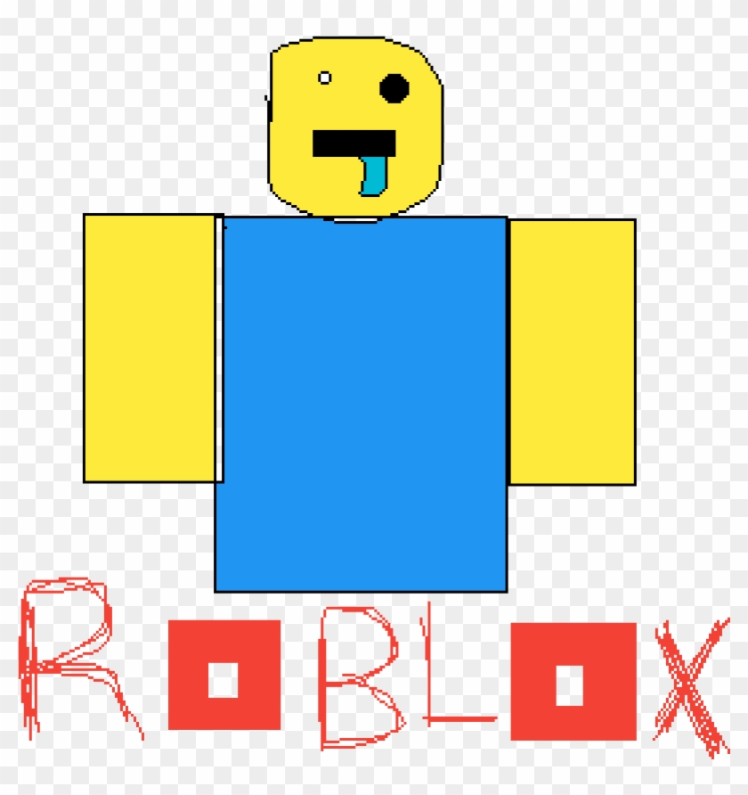 Roblox Noob - Smiley Clipart