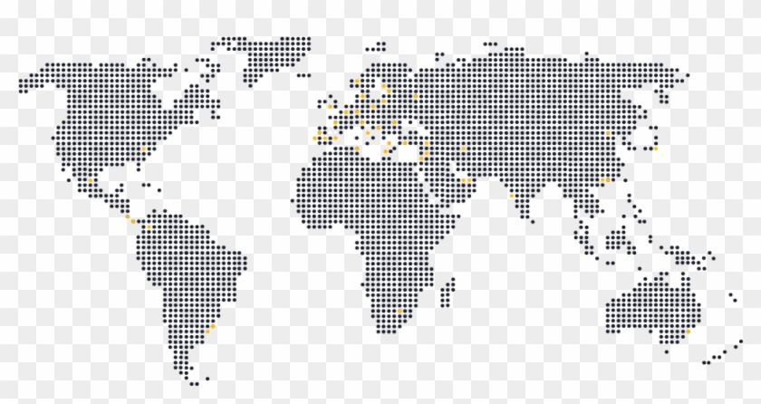 Indaux In The World - World Map Clipart