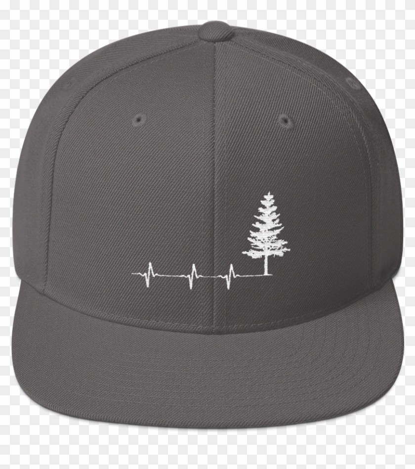 Heart Of Timber Hat Dark Gray Pulse - Baseball Cap Clipart