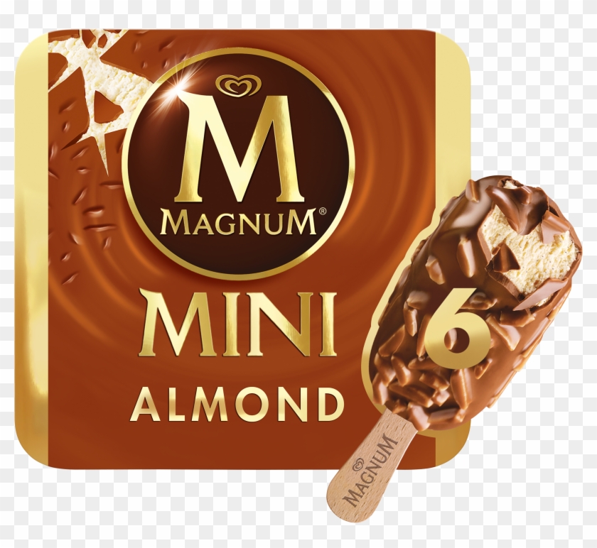 Magnum Mini Almond 6mp 8714100635650 1103157 1474112 - Magnum Ice Cream Mini Clipart #2794187