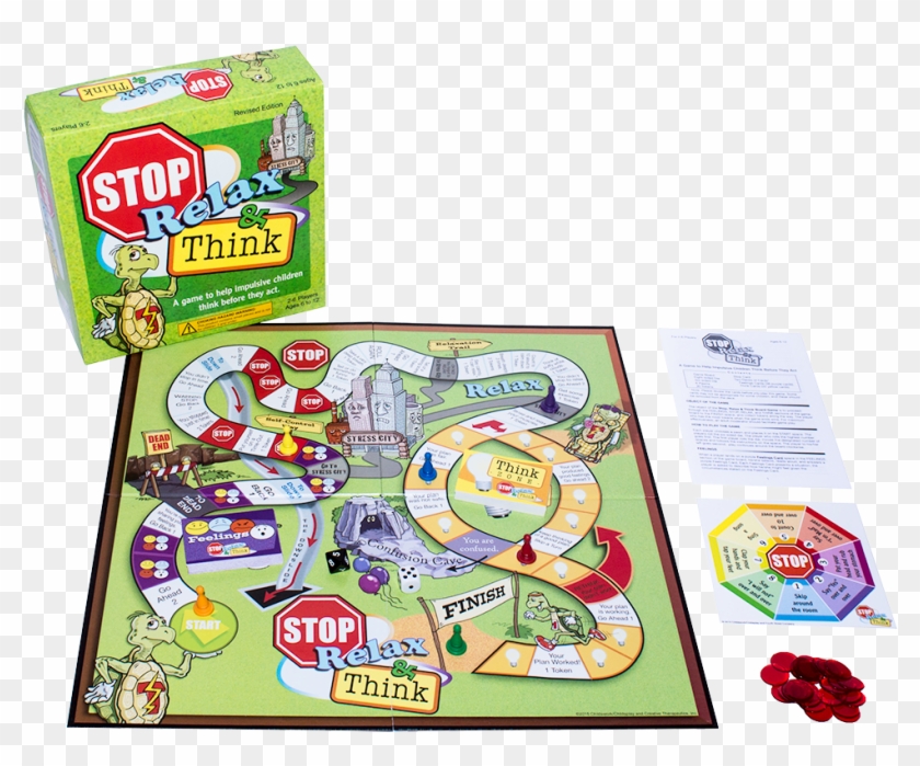 Stop, Relax & Think Board Game - Stop Relax And Think Game Clipart