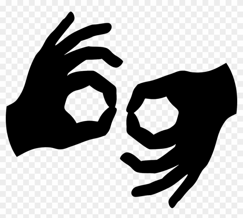 Okay Ok Hands Interpreter Png Image - Interpreter Sign Language Clipart