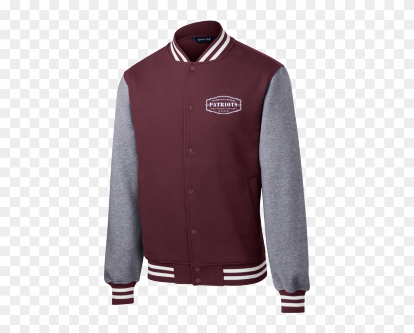 The Ultimate Fan Of The New England Patriots Fleece - Sport Tek Men's St270 Fleece Letterman Jacket Clipart