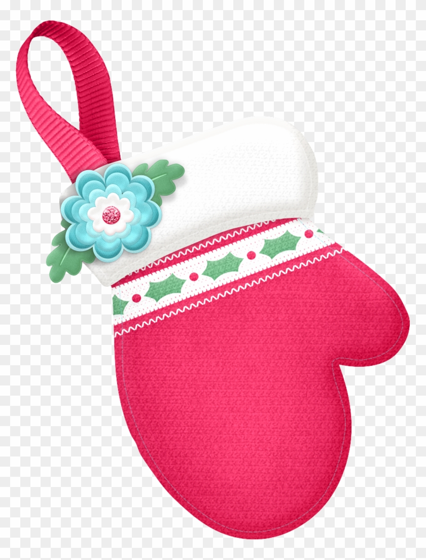 Christmas Stocking - Desenho Luvas Rosa Png Clipart #2794625