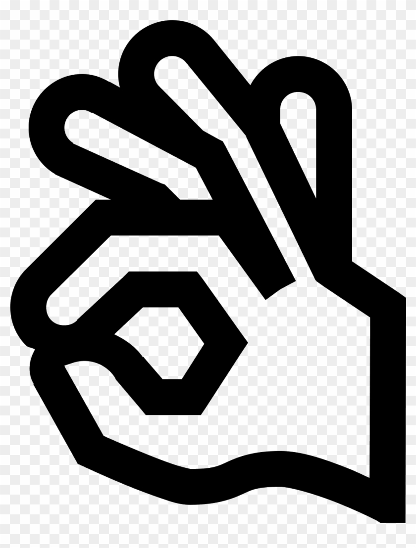 Ok Hand Vector - It's Ok Hands Clipart