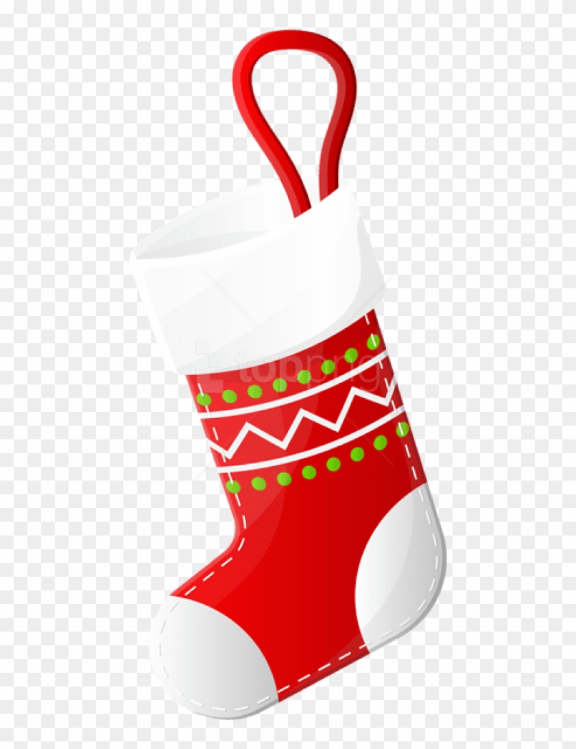 Free Png Christmas Stocking Red Png - Clip Art Transparent Png