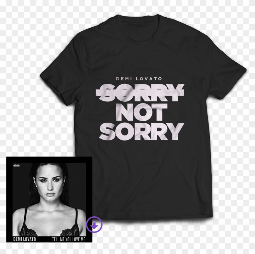 Black Sns Tee Super Digital Album - Demi Lovato Tell Me You Love Me Target Clipart