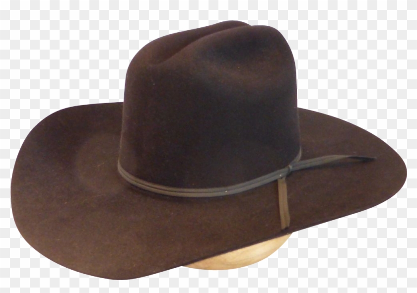 Vintage Bailey Mustang Beaver Fur Hat Black 6 3/4 - Cowboy Hat Clipart #2795168