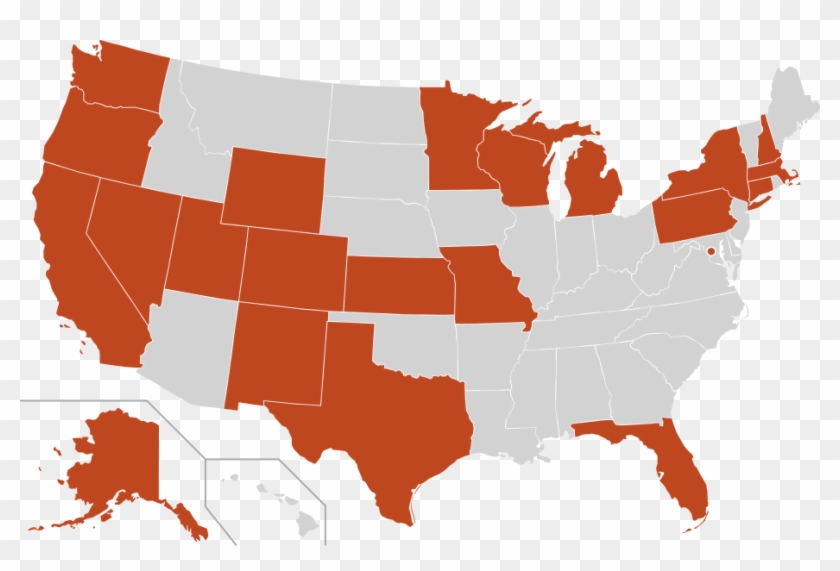 2019 03 Blank Us States Map - Us Senate Map 2019 Clipart