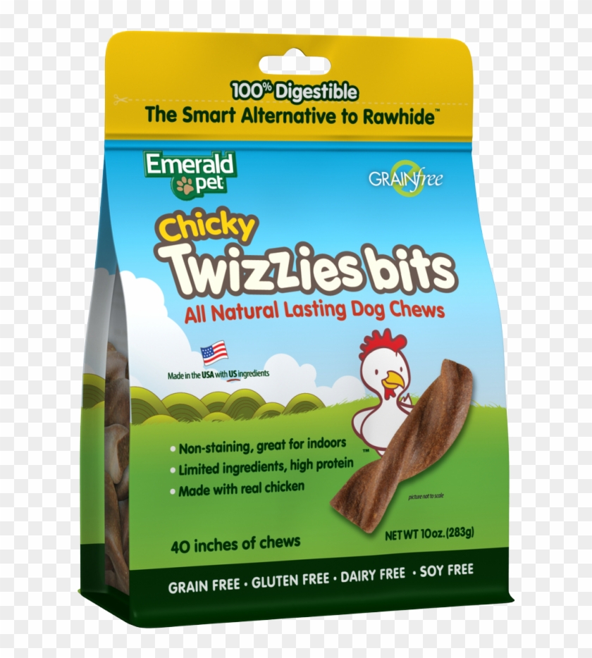 Emerald Pet Chicky Twizzies Bits Dog Treats - Emerald Pet Twizzies Bits Clipart #2795342