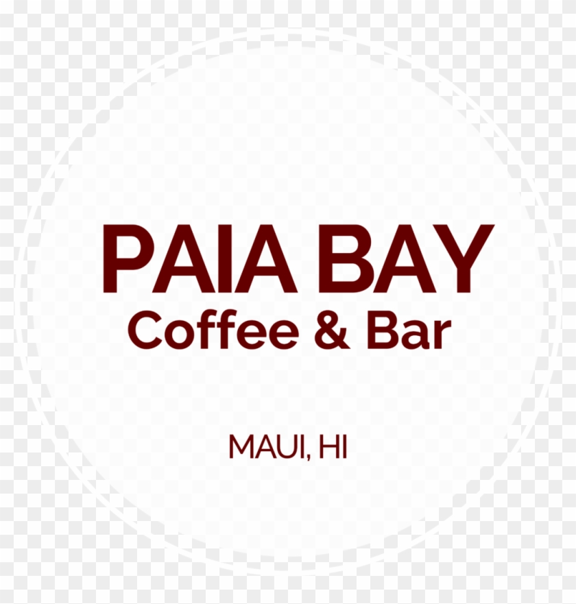 Paia Bay Coffee & Bar - Circle Clipart