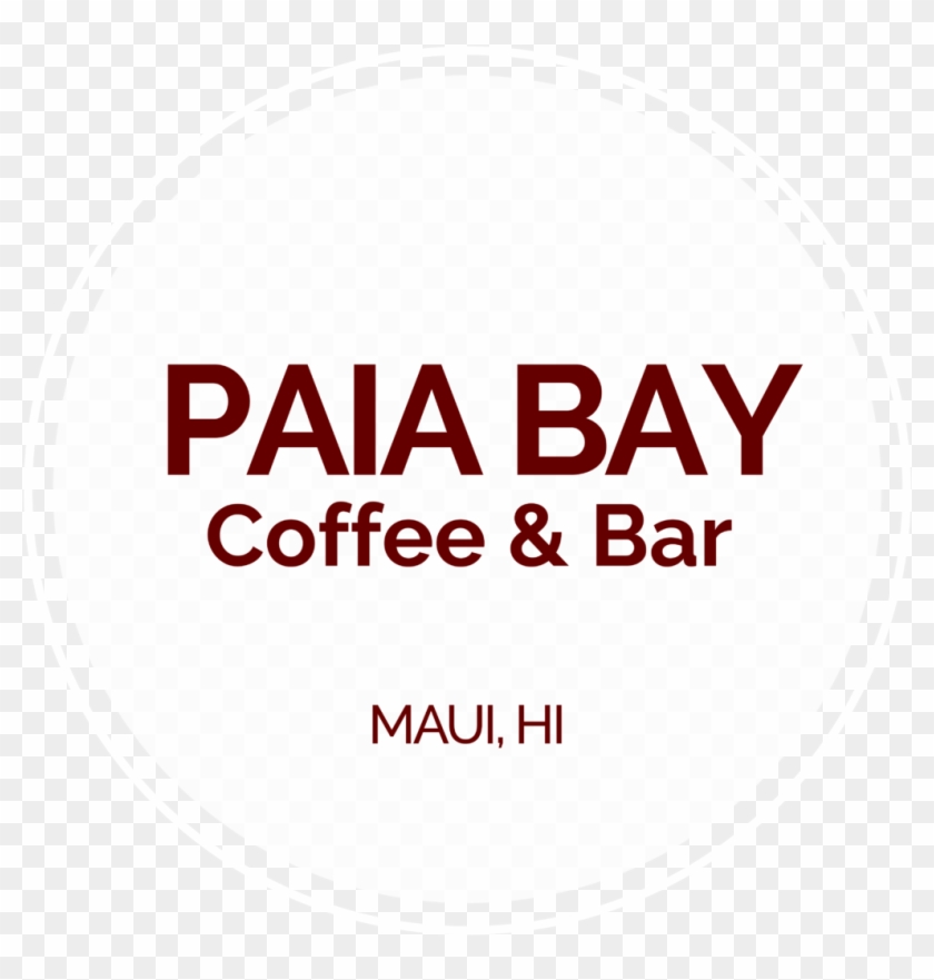 Paia Bay Coffee & Bar - Circle Clipart #2795569