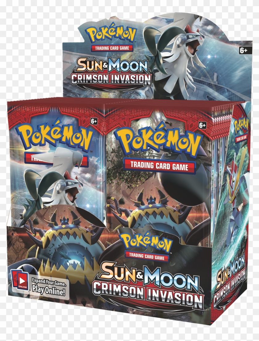 Pokemon Sun & Moon - Pokemon Crimson Invasion Booster Box Clipart