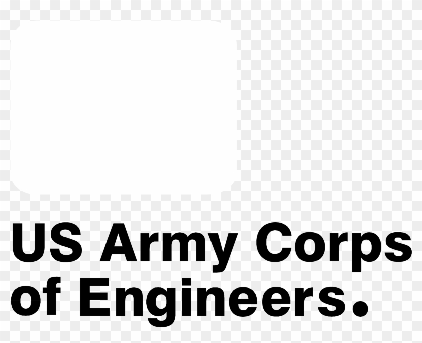 Us Army Corps Of Engineers Logo Black And White - Us Army Corps Of Engineers Clipart #2796773