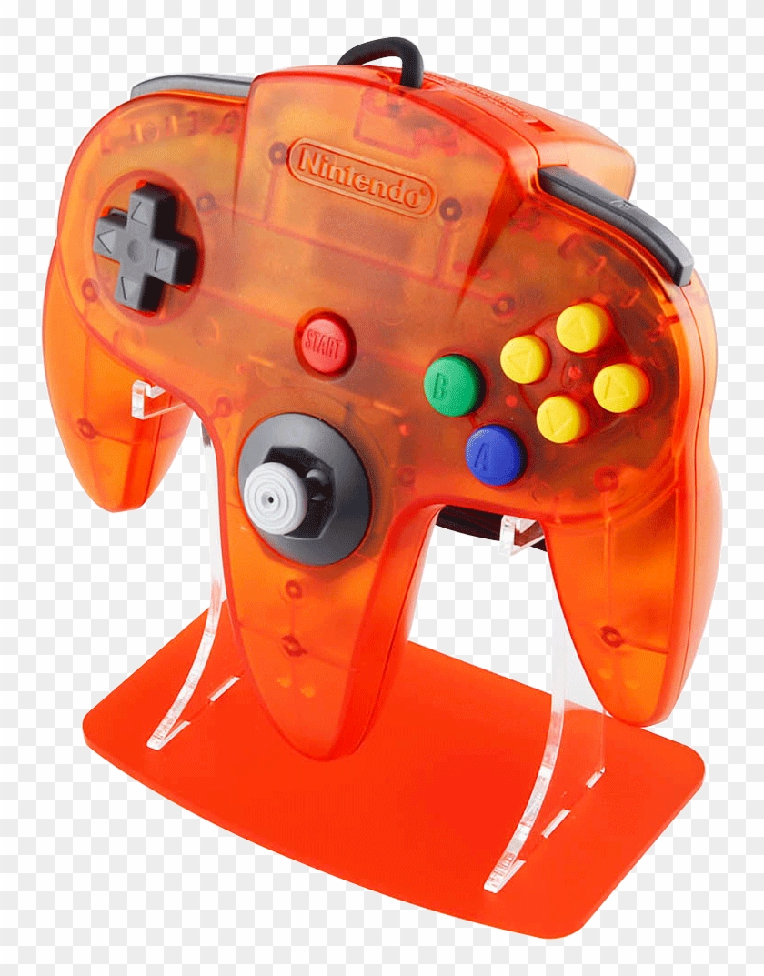 Fire Orange N64 Funtastic Controller - Nintendo 64 Clipart #2797407