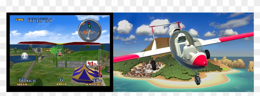Pilotwings N64 Vs Ultrawings - Hang Glider Clipart