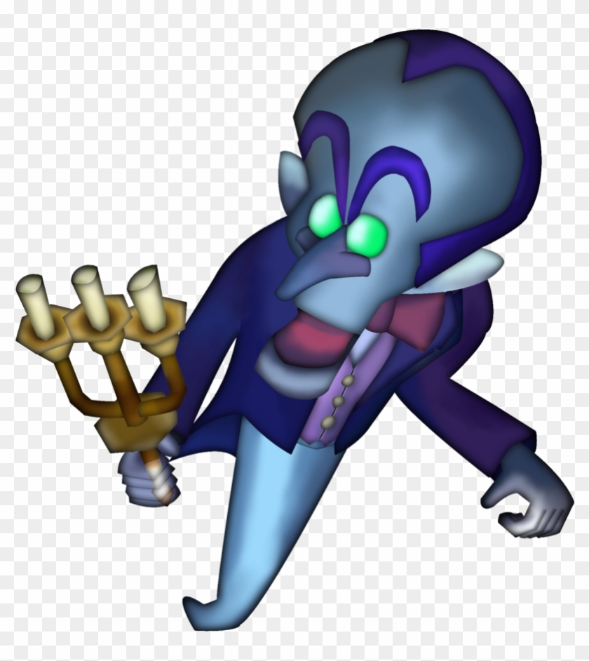 376kib, 900x900, Shivers - Luigi's Mansion Ghosts Butler Clipart #2797660