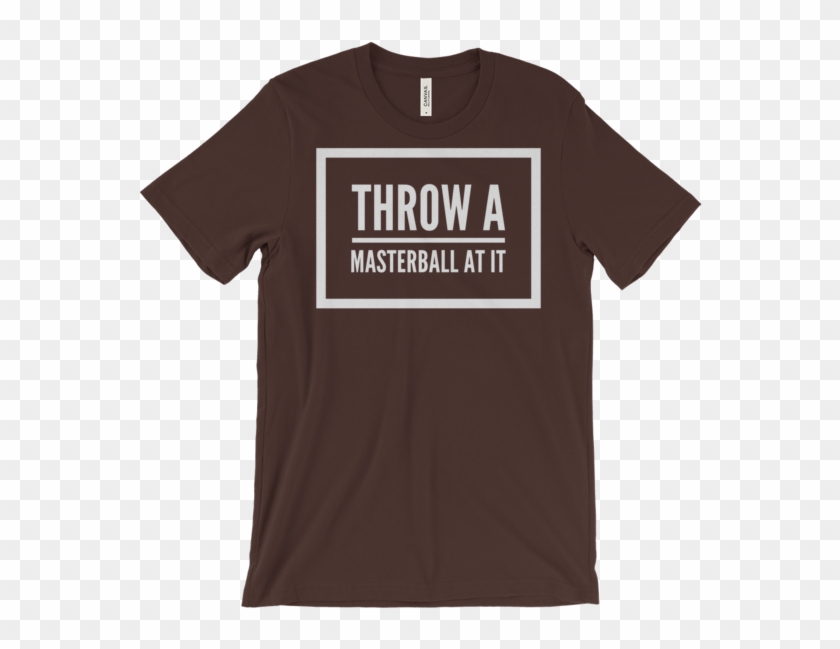 Throw A Masterball At It Pokemon - Strange T Shirt Clipart #2797840