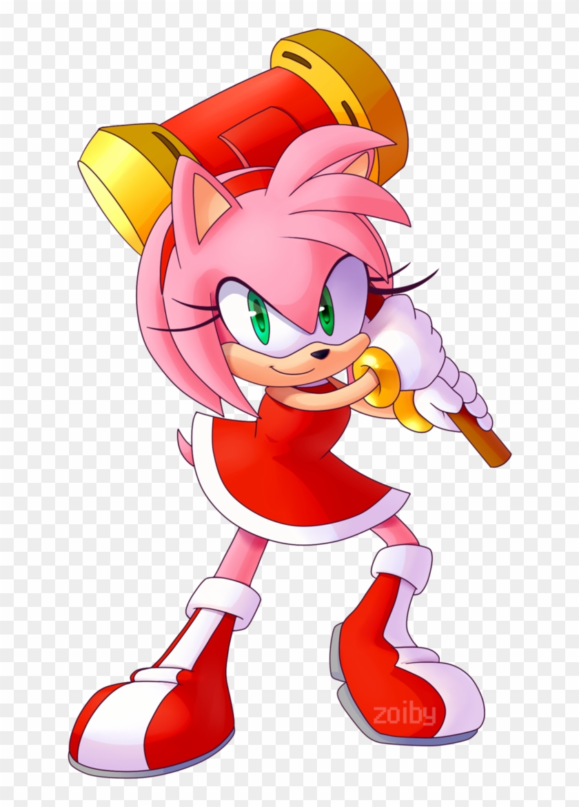 Sonic The Hedgehog Clipart Transparent - Cream And Amy Rose - Png Download