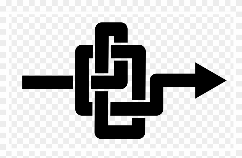 This Free Icons Png Design Of Knot Arrow - Arrow Knot Clipart