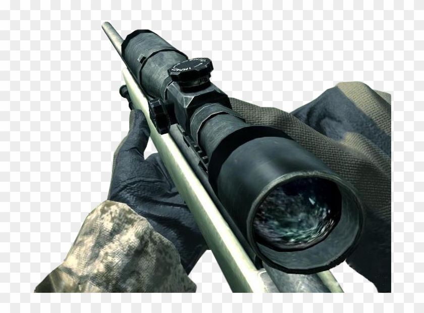 Drawn Snipers Cod 4 - Cod 4 Sniper Png Clipart
